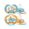 Ty ngậm thông khí Ultra Air Lime Philips Avent hình thú 0-6M (vỉ đôi)