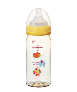 Bình Sữa PPSU Plus Nội Địa 240ml cổ rộng NV Silicon siêu mềm Plus màng co